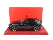 Ferrari Purosangue Nero/Black Metallic with DISPLAY CASE Limited Edition to 80 pieces Worldwide 1/18 Model Car by BBR
