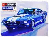 Skill 2 Model Kit 1967 Shelby Mustang GT350 USPS (United States Postal Service) ""Auto Art Stamp Series"" 1/25 Scale Model by AMT