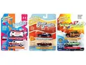 Johnny Lightning ""2-Packs"" 2023 Set A of 6 pieces Release 2 1/64 Diecast Model Cars by Johnny Lightning