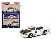 Nissan Skyline HT 2000GT-R RHD (Right Hand Drive) ""Lamley Group"" White with Black Hood ""Global64"" Series 1/64 Diecast Model by Tarmac Works