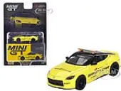 2023 Nissan Z Performance Yellow with Black Top ""Safety Car - Super GT Series"" (2022) Limited Edition 1/64 Diecast Model Car by Mini GT