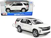 2021 Chevrolet Tahoe White with Sunroof ""Special Edition"" 1/26 Diecast Model Car by Maisto