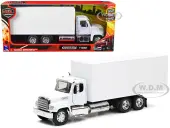 Freightliner 114SD Box Truck White ""Long Haul Trucker"" Series 1/32 Diecast Model by New Ray