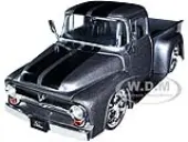 1956 Ford F-100 Pickup Truck Gray Metallic with Black Stripes ""Just Trucks"" Series 1/24 Diecast Model Car by Jada