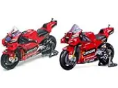 Ducati Desmosedici GP 43 Jack Miller and 63 Francesco Bagnaia ""Ducati Lenovo Team"" Team Champions ""MotoGP World Championship"" (2022) Set of 2 Motorcy
