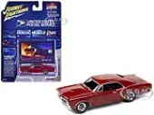 1966 Pontiac GTO Montero Red ""USPS (United States Postal Service)"" Pop Culture 2024 Release 1 1/64 Diecast Model Car by Johnny Lightning