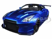 Brians 2009 Nissan GTR R35 Blue Ben Sopra ""Fast &amp; Furious"" Movie 1/24 Diecast Model Car  by Jada