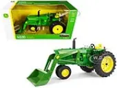 John Deere 4020 Narrow Front Tractor with 48 Loader Green ""Prestige Collection"" Series 1/16 Diecast Model by ERTL TOMY