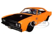 1970 Plymouth Road Runner Orange with Black Hood ""Bigtime Muscle"" 1/24 Diecast Model Car by Jada
