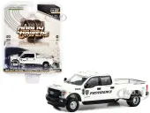 2018 Ford F-350 Dually Pickup Truck White ""Providence Police Department Mounted Unit Providence Rhode Island"" ""Dually Drivers"" Series 12 1/64 Diecast