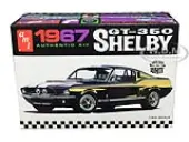 Skill 2 Model Kit 1967 Ford Mustang Shelby GT350 White 1/25 Scale Model by AMT