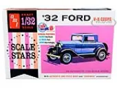 Skill 2 Model Kit 1932 Ford V-8 Coupe ""Scale Stars"" 1/32 Scale Model by AMT