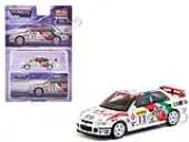 Mitsubishi Lancer Evolution II RHD (Right Hand Drive) 11 Tommi Makinen - Seppo Harjanne ""Rallye Monte-Carlo"" (1995) ""Global64"" Series  1/64 Diecast M