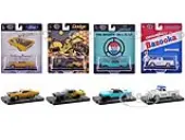 ""Auto-Drivers"" Set of 4 pieces in Blister Packs Release 119 Limited Edition to 9450 pieces Worldwide 1/64 Diecast Model Cars by M2 Machines