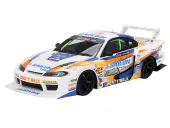 Nissan LB-Super Silhouette S15 SILVIA 555 Yukio Fausto ""Formula Drift Japan"" (2023) 1/18 Model Car by Top Speed