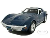 1970 Chevrolet Corvette Blue 1/24 Diecast Model Car by Maisto