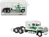 1978 Ford LTL 9000 Truck Tractor White with Green Flames 1/87 (HO) Scale Model Car by Brekina
