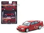Mitsubishi Lancer GSR Evolution RHD (Right Hand Drive) Red ""Global64"" Series 1/64 Diecast Model by Tarmac Works