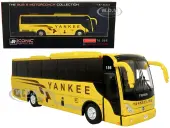 TEMSA TS 35E Coach Bus Yellow ""Yankee Trails"" ""The Bus &amp; Motorcoach Collection"" 1/87 (HO) Diecast Model by Iconic Replicas