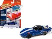 1979 Chevrolet Corvette Grand Sport Blue Metallic with White Stripes and Black Top ""Classic Gold Collection"" 2023 Release 1 Limited Edition to 4476 p