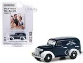 1939 Chevrolet Panel Truck Dark Blue with White Fenders ""Grocery &amp; Market Delivery"" ""Norman Rockwell"" Series 5 1/64 Diecast Model Car by Greenlig