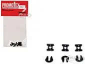 Fifth Wheel Sets (3 Sets) 1/87 (HO) Plastic Model by Promotex
