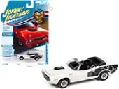 1971 Plymouth Barracuda Convertible Sno White with Black Hemi Side Billboards ""Class of 1971"" Limited Edition to 7418 pieces Worldwide ""Muscle Cars U