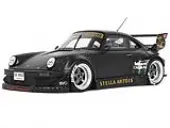 2010 Porsche RWB 964 ""Stella Artois"" Matt Black 1/18 Model Car by GT Spirit