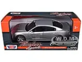 2011 Dodge Charger R/T Hemi Silver ""No Sunroof"" 1/24 Diecast Model Car by Motormax