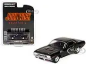 Plymouth Barracuda Black ""John Wick Chapter 4"" (2023) Movie ""Hollywood Series"" Release 41 1/64 Diecast Model Car by Greenlight