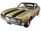 1967 Chevrolet Camaro Z/28 Gold with Black Stripes 1/18 Diecast Model Car by Road Signature