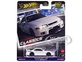 Nissan Skyline GT-R (BCNR33) ""GReddy"" White ""Modern Classics"" Series Diecast Model Car by Hot Wheels