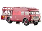 Fiat 642 RN2 Bartoletti Car Transporter ""Ferrari Racing"" Red 1/18 Diecast Model Car by CMC