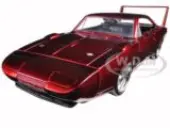 1969 Dodge Charger Daytona Red ""Fast &amp; Furious 7"" (2015) Movie 1/24 Diecast Model Car by Jada