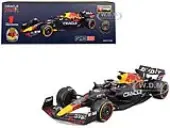 Red Bull Racing RB18 1 Max Verstappen ""Oracle"" Winner Formula One F1 Abu Dhabi GP ""Drivers Champion"" (2022) 1/24 Diecast Model Car by Bburago