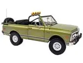 1972 GMC Jimmy Olive Metallic with White Top ""KC Highlighter"" Limited Edition to 300 pieces Worldwide 1/18 Diecast Model Car by ACME