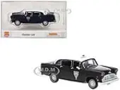 1974 Checker Cab Black and White ""Winnipeg"" 1/87 (HO) Scale Model Car by Brekina