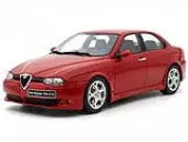 2002 Alfa Romeo 156 GTA Alfa Red Limited Edition to 2500 pieces Worldwide 1/18 Model Car by Otto Mobile