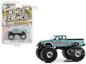 1990 GMC S-15 Monster Truck Light Blue ""Playin for Keeps"" ""Kings of Crunch"" Series 14 1/64 Diecast Model Car by Greenlight