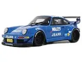 RWB Bodykit ""OSHO Arrow"" Blue 1/18 Model Car by GT Spirit
