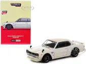 Nissan Skyline 2000GT-R (KPGC10) RHD (Right Hand Drive) Ivory White ""Japan Special Edition"" ""Global64"" Series 1/64 Diecast Model Car by Tarmac Works