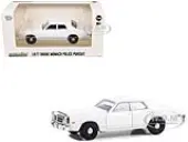 1977-78 Dodge Monaco Police Pursuit White ""Hot Pursuit - Hobby Exclusive"" Series 1/64 Diecast Model Car by Greenlight