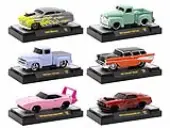 ""Ground Pounders"" 6 Cars Set Release 28 IN DISPLAY CASES Limited Edition 1/64 Diecast Model Cars by M2 Machines