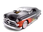 1949 Ford With 460 Engine Blower Black  1/24 Diecast Car Model by Unique Replicas