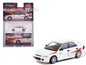 Mitsubishi Lancer RS Evolution RHD (Right Hand Drive) White with Red Accents ""Global64"" Series 1/64 Diecast Model by Tarmac Works