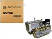 CAT Caterpillar Twenty Tractor ""100th Anniversary"" Chrome and Gold ""Centennial Series"" 1/16 Diecast Model by Diecast Masters