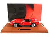 1957 Ferrari 250 Testarossa Red ""Concept 18"" with DISPLAY CASE Series Limited Edition to 450 pieces Worldwide 1/18 Model Car by BBR