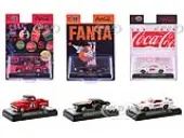 ""Sodas"" Set of 3 pieces Release 49 Limited Edition to 10000 pieces Worldwide 1/64 Diecast Model Cars by M2 Machines