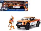2017 Ford F-150 Raptor Pickup Truck ""Frosted Flakes"" Orange with Graphics and Tony the Tiger Diecast Figure ""Hollywood Rides"" Series 1/24 Diecast Mod