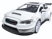 Mr. Little Nobodys Subaru WRX STI White ""Fast &amp; Furious F8 The Fate of the Furious"" Movie 1/24 Diecast Model Car by Jada